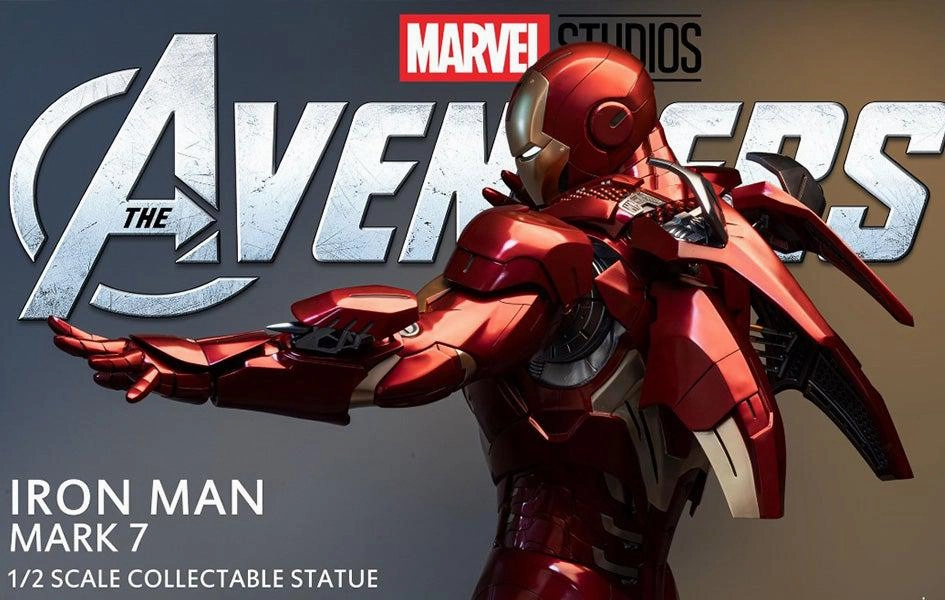 Iron Man Mark VII 1/2 Scale Premium Statue - SECRET Designer Piece Art Sculpture