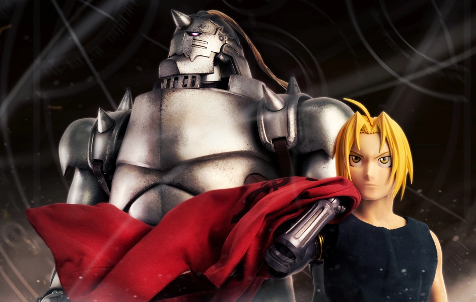 Indie Game Fullmetal Alchemist: Brotherhood - Edward Elric and Alphonse Elric FigZero 1/6 Scale Figure Set