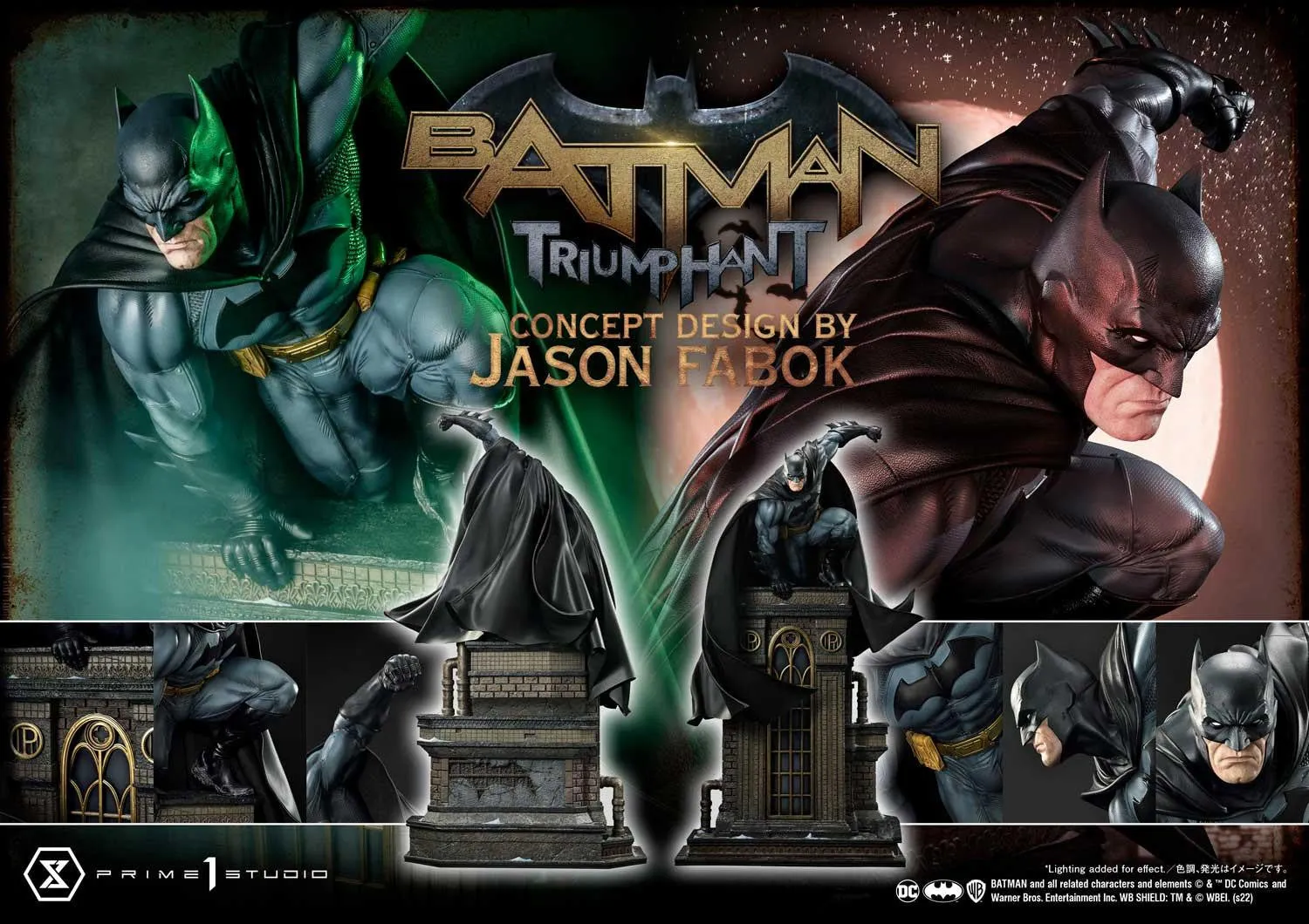 Batman Triumphant (Concept Design By Jason Fabok) Bonus Version 1/3 Scale Statue Unlocked Potential