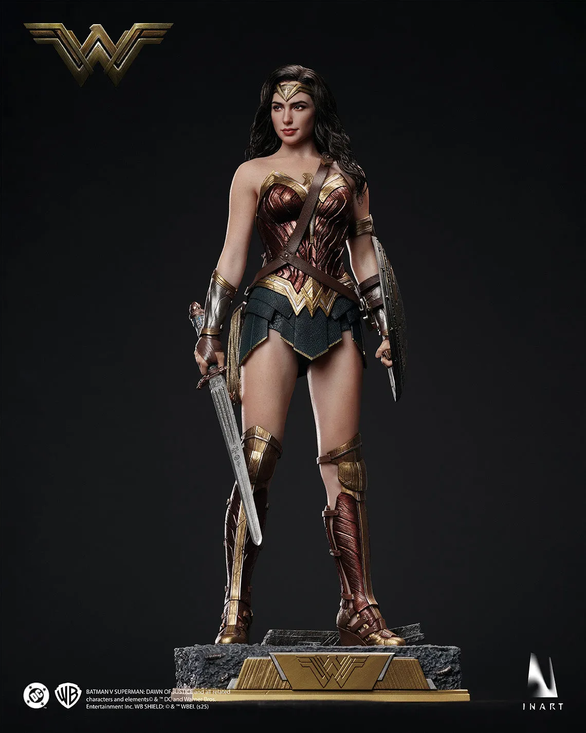 Technology Advance Unlockable Content Batman v. Superman (2016) - Wonder Woman InArt 1/6 Scale Figure