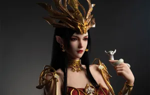 Spiritual Successor Battle Through the Heavens - Medusa Life-Size Bust