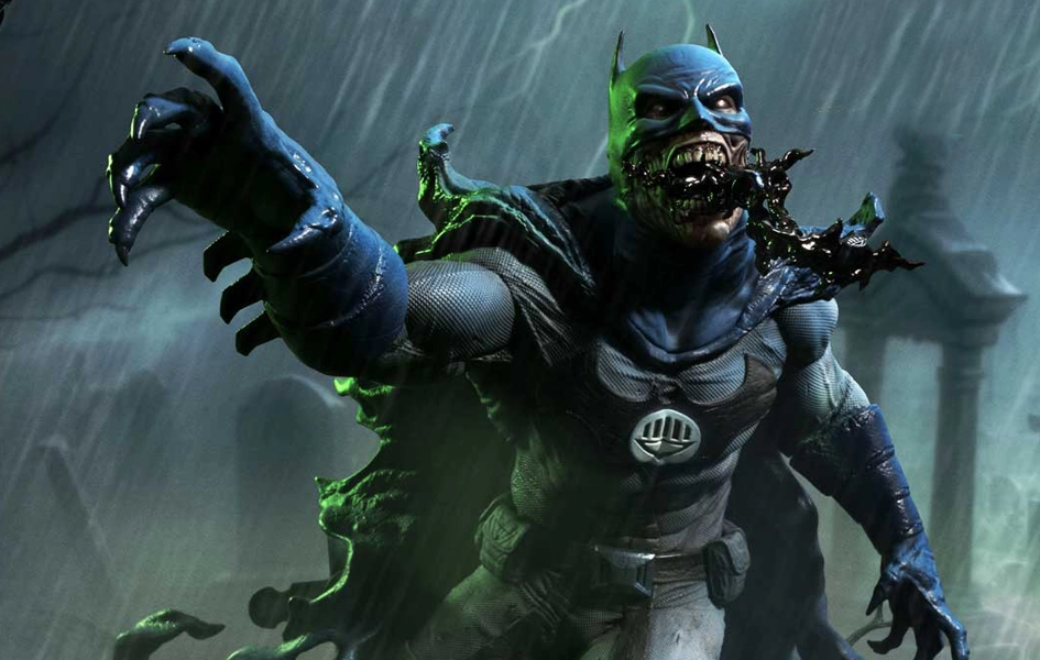 Blackest Night - Batman (Bonus) 1/4 Scale Statue Official Merchandise Movie Art