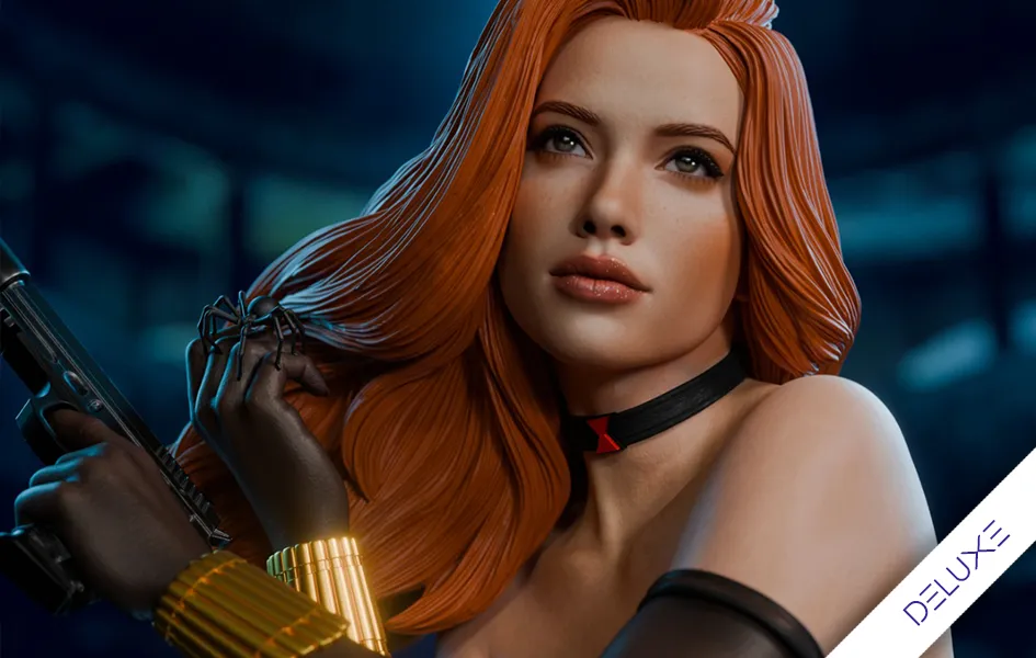 Black Widow (Deluxe) Statue by Cincronize Labs Cloud Backup