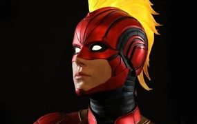 Captain Marvel 1:1 Scale Lifesize Bust Chibi Creation