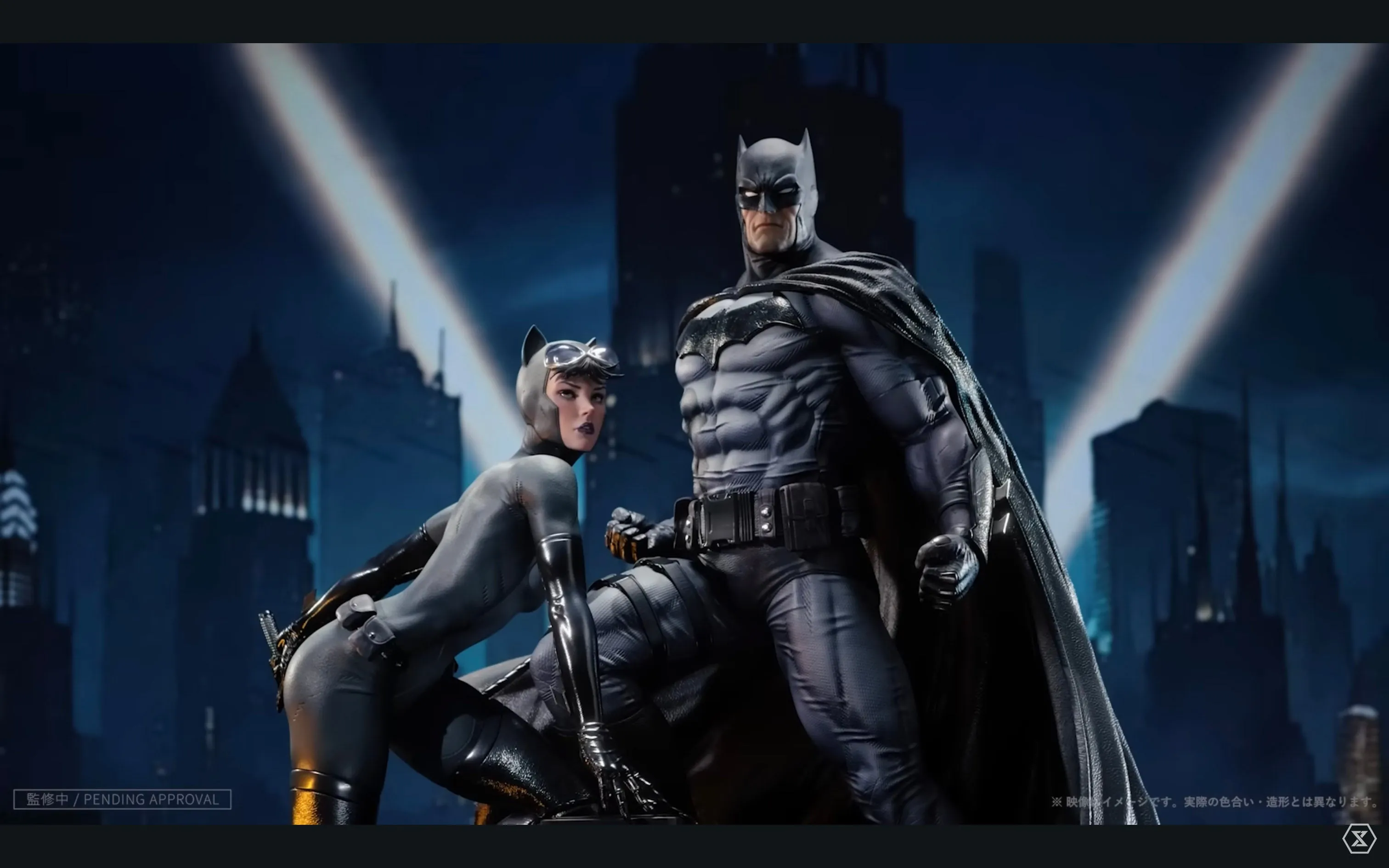 Inclusive Design Problem Solving Batman & Catwoman (Concept by Clay Mann) 1/4 Scale Statue