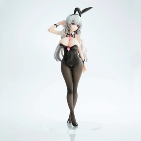 Io Haori Illustration White Haired Bunny Complete Figure Wall Mounted