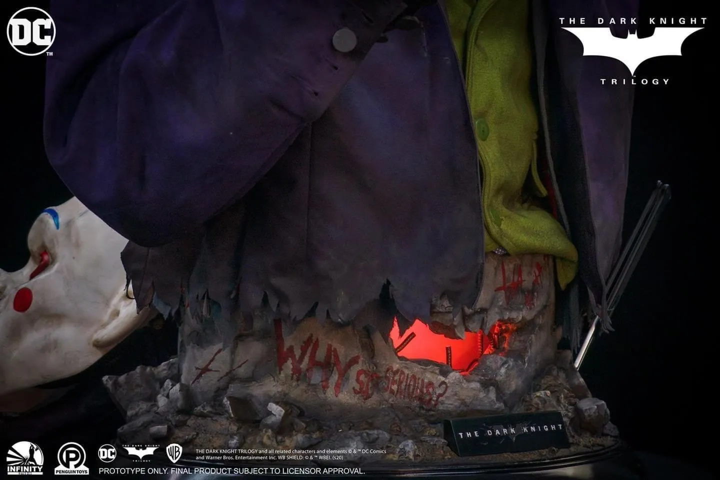 The Dark Knight Joker Life-Size Bust (Heath Ledger) Professional Stunt