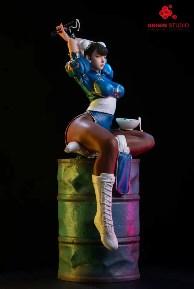 Slightly Scarce Archaeological Research Chun-Li (Ver. A - Stockings) 1/4 Scale Statue by Origin Studio