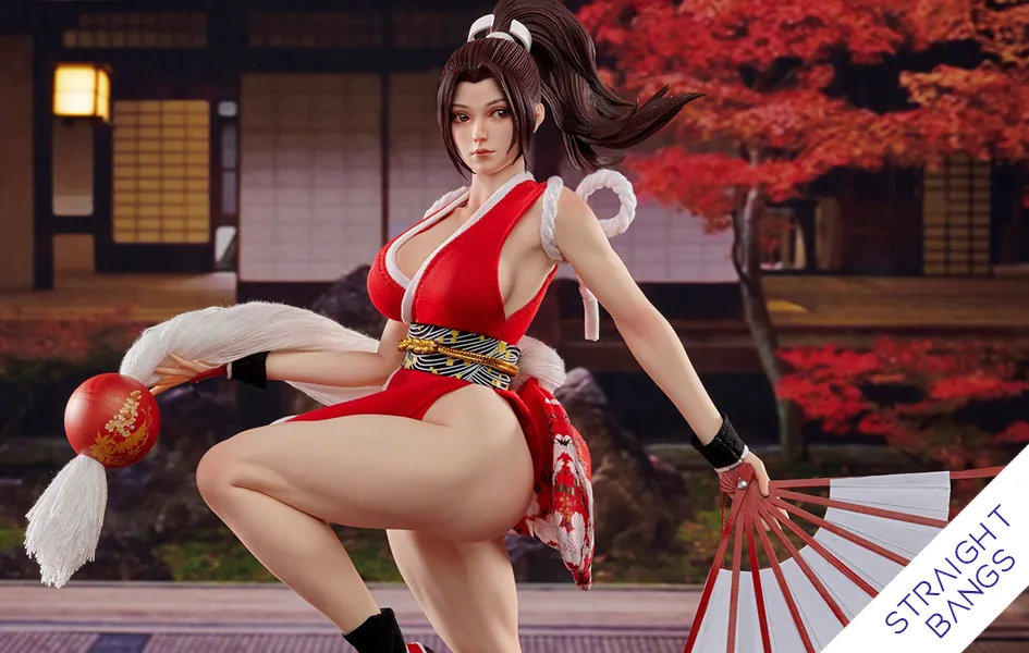 Environmental Policy King of Fighters XIV - Mai Shiranui VCF-2068S (Straight Bangs) 1/6 Scale Figure