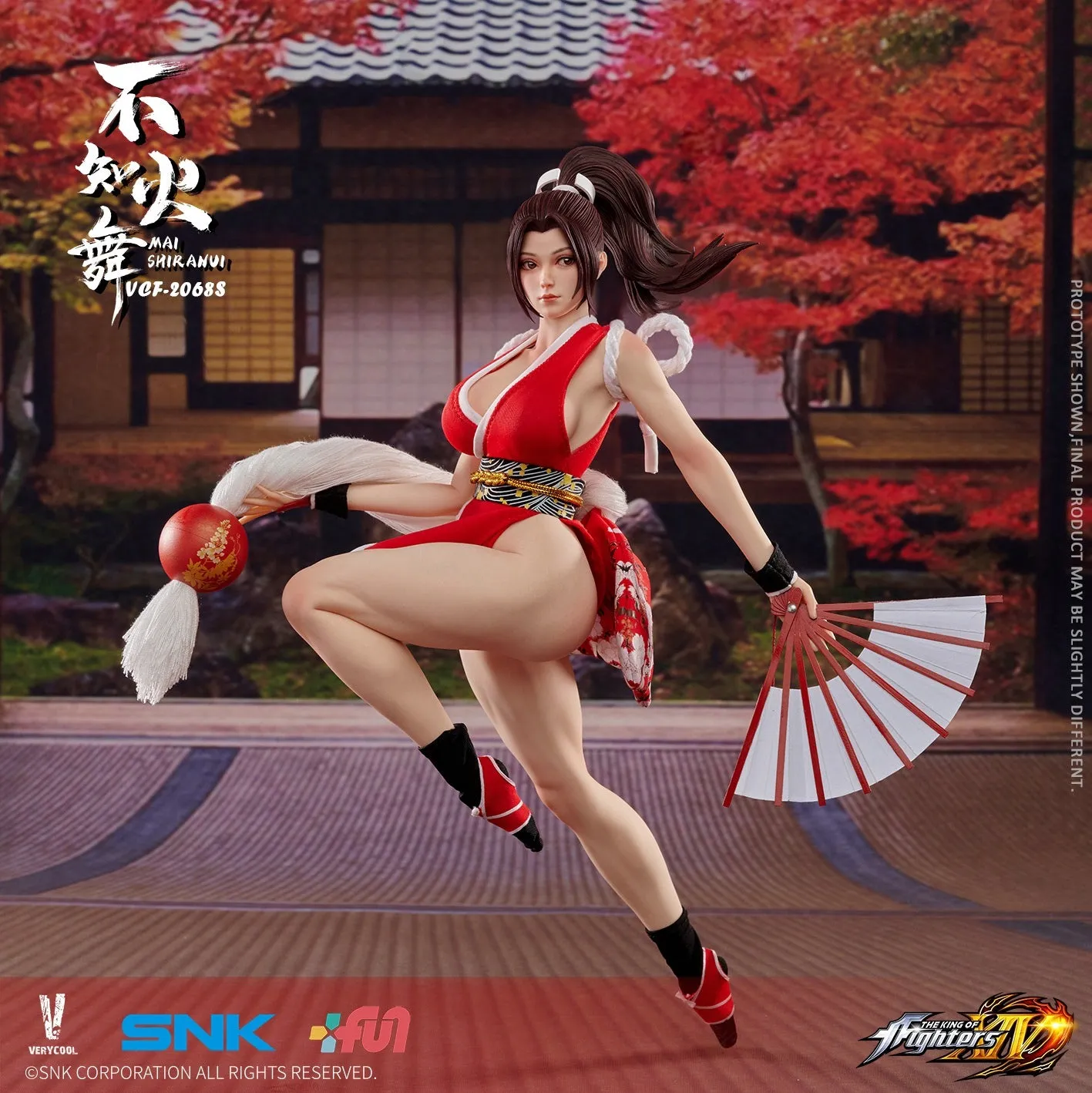 Expansion Pack King of Fighters XIV - Mai Shiranui VCF-2068S (Straight Bangs) 1/6 Scale Figure