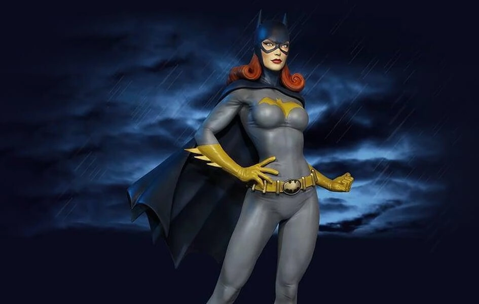 Miniature Figure Collectible Vinyl Collectible Batgirl Super Powers Series Maquette Statue