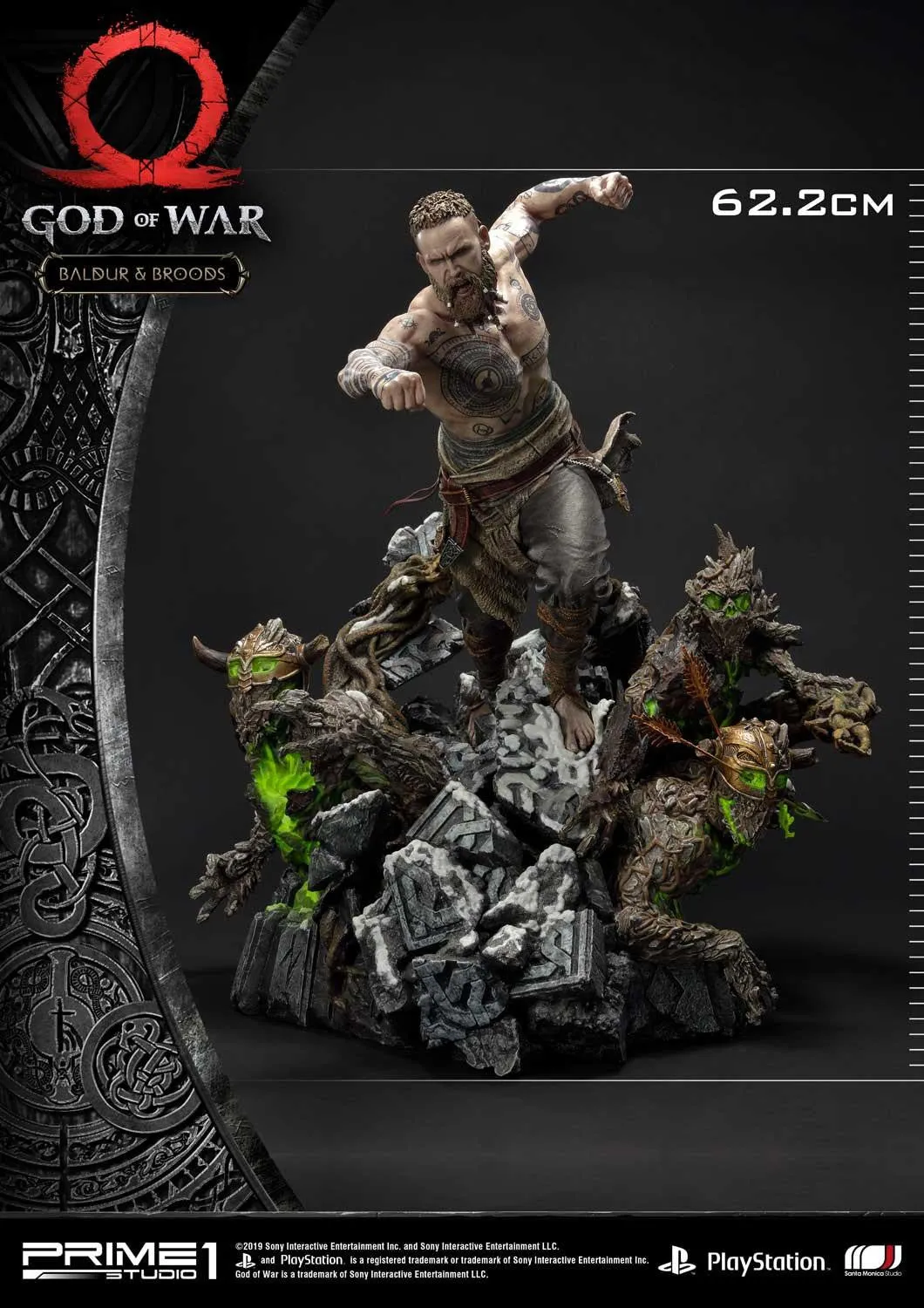 God Of War - Baldur & Broods (Exclusive) 1/4 Scale Statue Ultimate Form Lip Sync