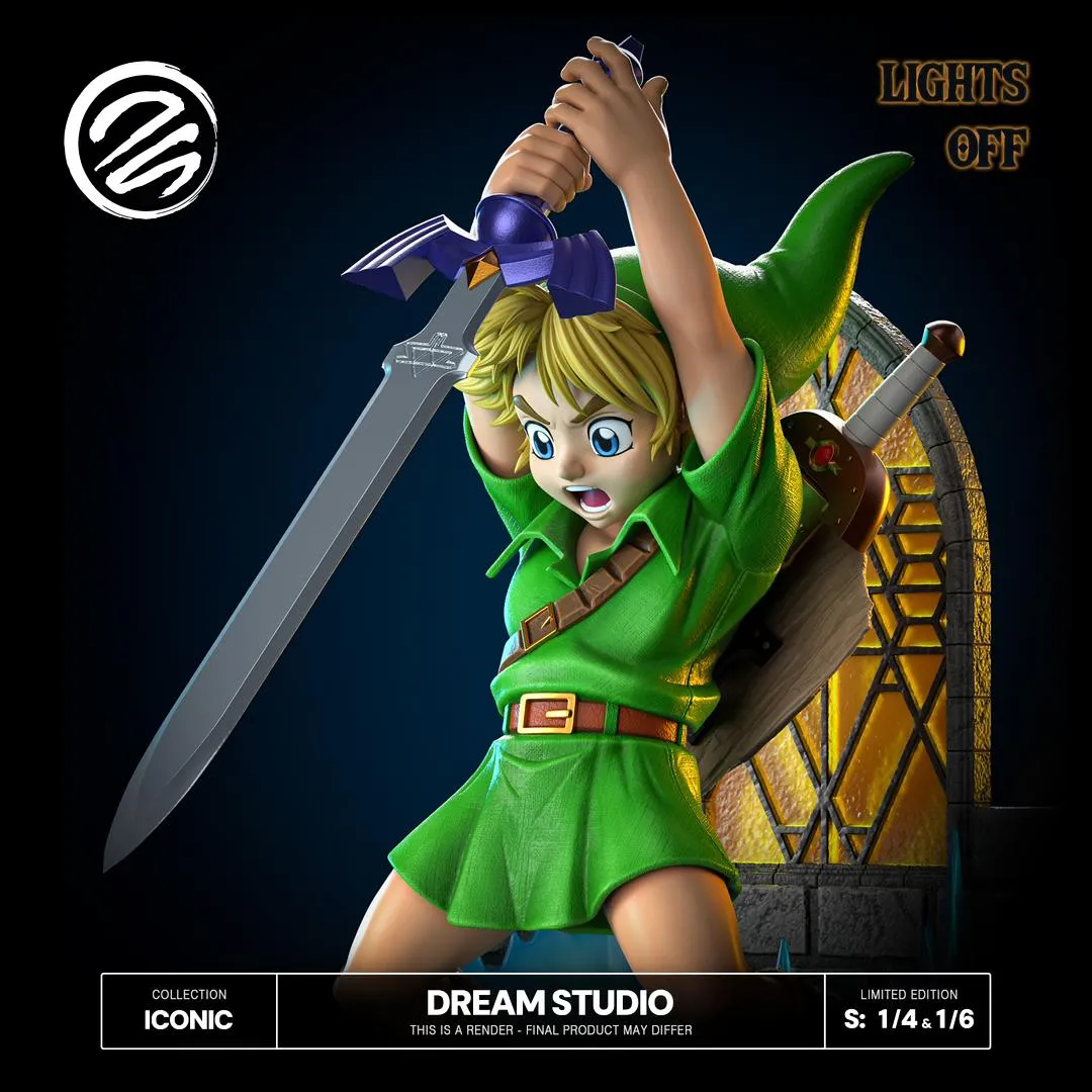 Young Link 1/4 Scale Statue by Dream Studio Artistic Freedom Low latency