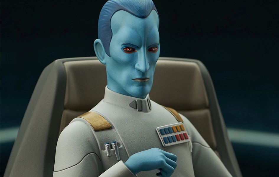 Limited Goods Fantasy Elf Star Wars Rebels - Grand Admiral Thrawn (on Throne) Premier Collection 1/7 Scale Statue