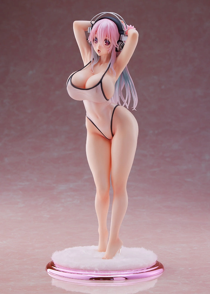 School Project Evergreen Product Super Sonico White Swimwear Style 1/7 Scale Figure