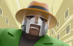 Premium Showcase MF Doom x Madlib - Madvillain SuperSize Vinyl Figure