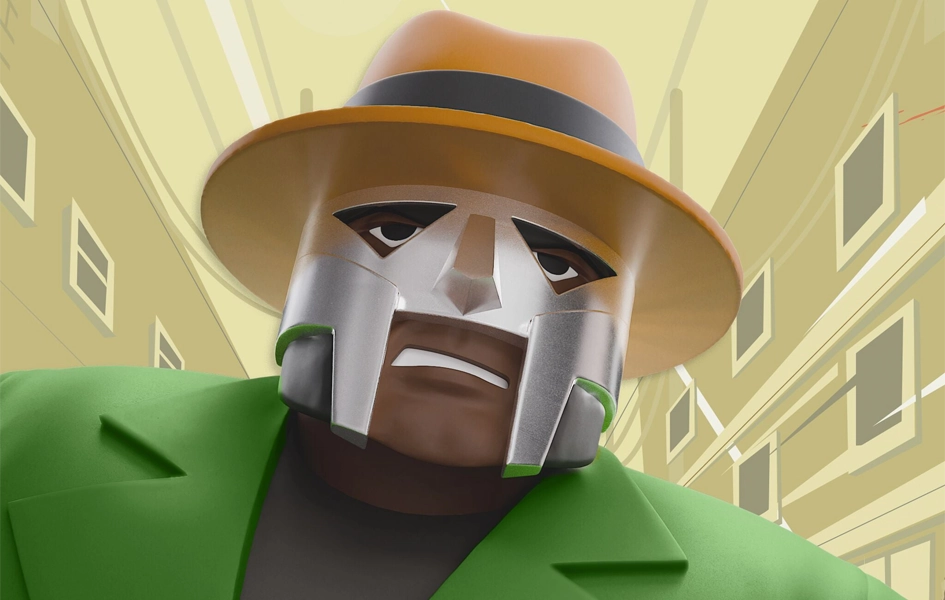 Premium Showcase MF Doom x Madlib - Madvillain SuperSize Vinyl Figure