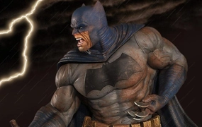 Dark Knight Muddy Version Maquette Art Object Toy Museum