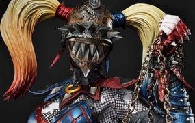 Collectible Sculpture Bronze Cast Dark Nights: Metal - Harley Quinn Who Laughs (Deluxe Bonus Version) 1/3 Scale Statue