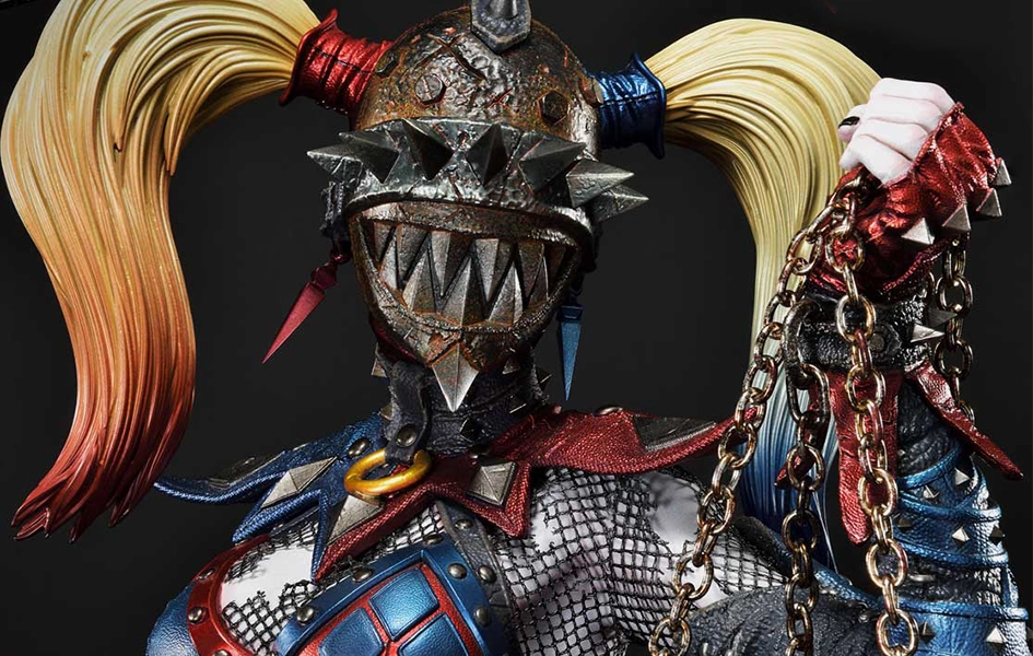 Collectible Sculpture Bronze Cast Dark Nights: Metal - Harley Quinn Who Laughs (Deluxe Bonus Version) 1/3 Scale Statue