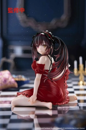 Date A Live V Desktop Cute Figure - Kurumi Tokisaki Nightwear ver. Renewal Vinyl Article