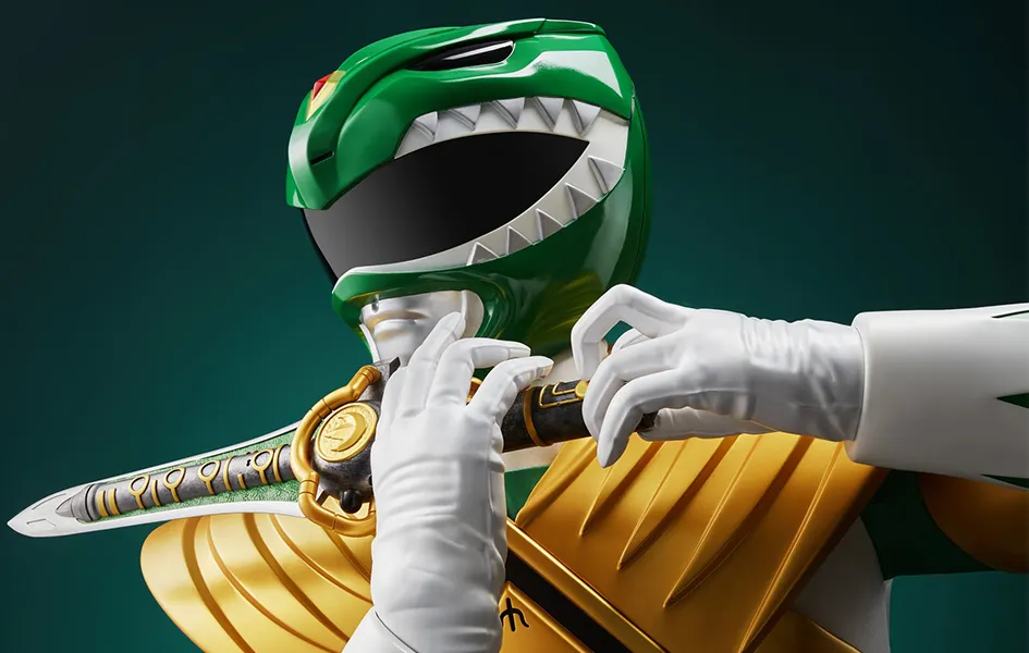 Mighty Morphin' Power Rangers - Green Ranger Life-Size Bust touch screen