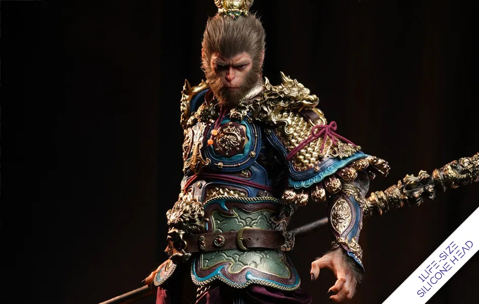 Base Game Meaningful Decision Black Myth: Wukong - Sun Wukong (Silicone Head) Life-Size Statue