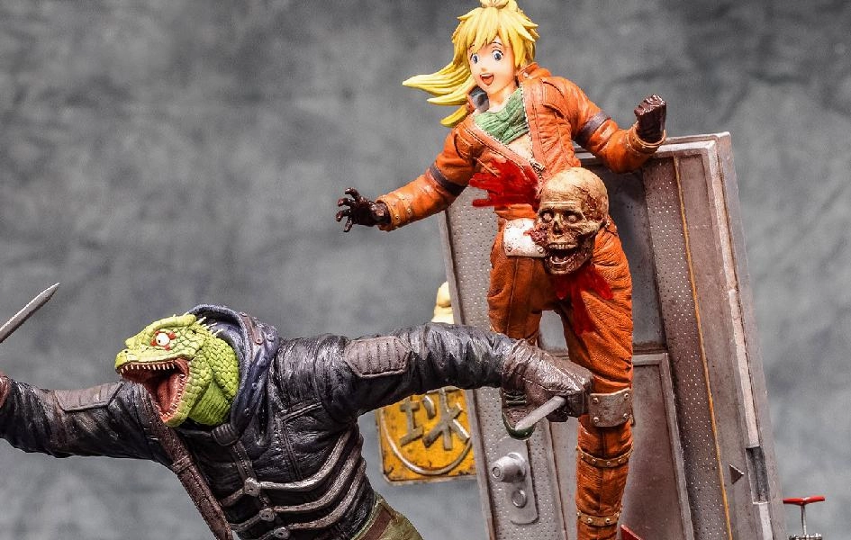 Archival Quality Resin Model Dorohedoro - Caiman and Nikaido Elite FigumiZ Statue