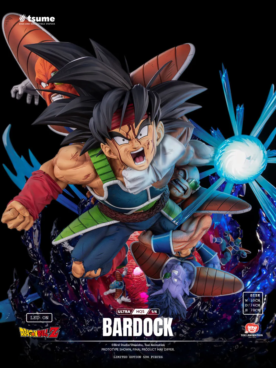 Dragon Ball Z - Bardock Ultra HQS 1/4 Scale Statue Most Popular