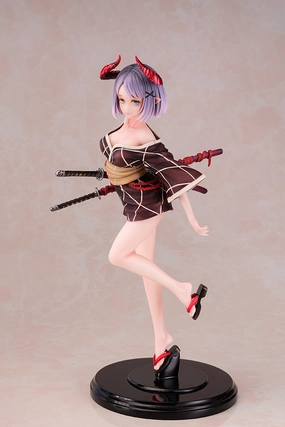 Native Art Vinyl Display Tsuno Musume Illustration by Shal.E 1/5 Scale Figure
