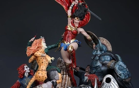 Wonder Woman Courage 1/6 Scale Diorama (Color) Alternate Costume