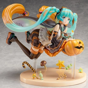 Hatsune Miku "TRICK or MIKU" illustration by Hidari Complete Figure Epoxy Resin Official Merchandise