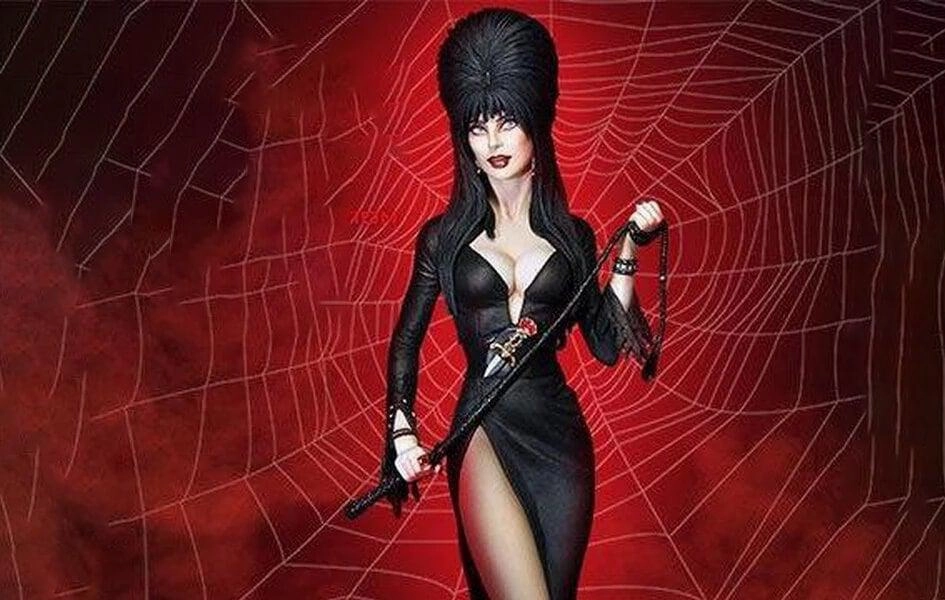 Christmas Ornament Event Souvenir Elvira Mistress Of The Dark Maquette 1/6 Scale Statue by Tweeterhead Hardy Product
