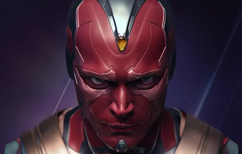 Avengers: Infinity War - Vision Life-Size 1:1 Scale Bust Daily Grind Reboot Title