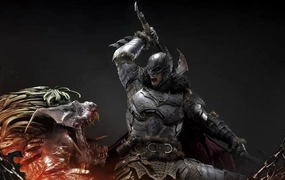 Museum Masterline Batman Versus Joker Dragon DELUXE Hidden Gem Bronze Cast