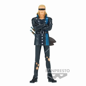 One Piece DXF Figure The Grandline Men Film Red Helmeppo Resin Model Gaming Collectible