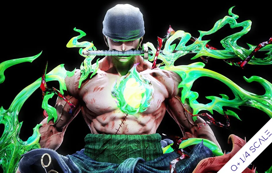 One Piece - Awakening Roronoa Zoro 1/4 Scale (Q ) Statue Closed Beta