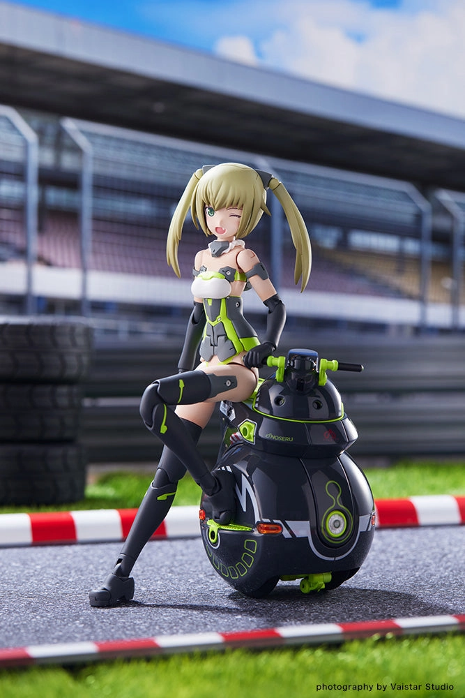 Action Showcase Collectible Decor Frame Arms Girl Innocentia [Racer] & Noseru [Racing Specs Ver.]
