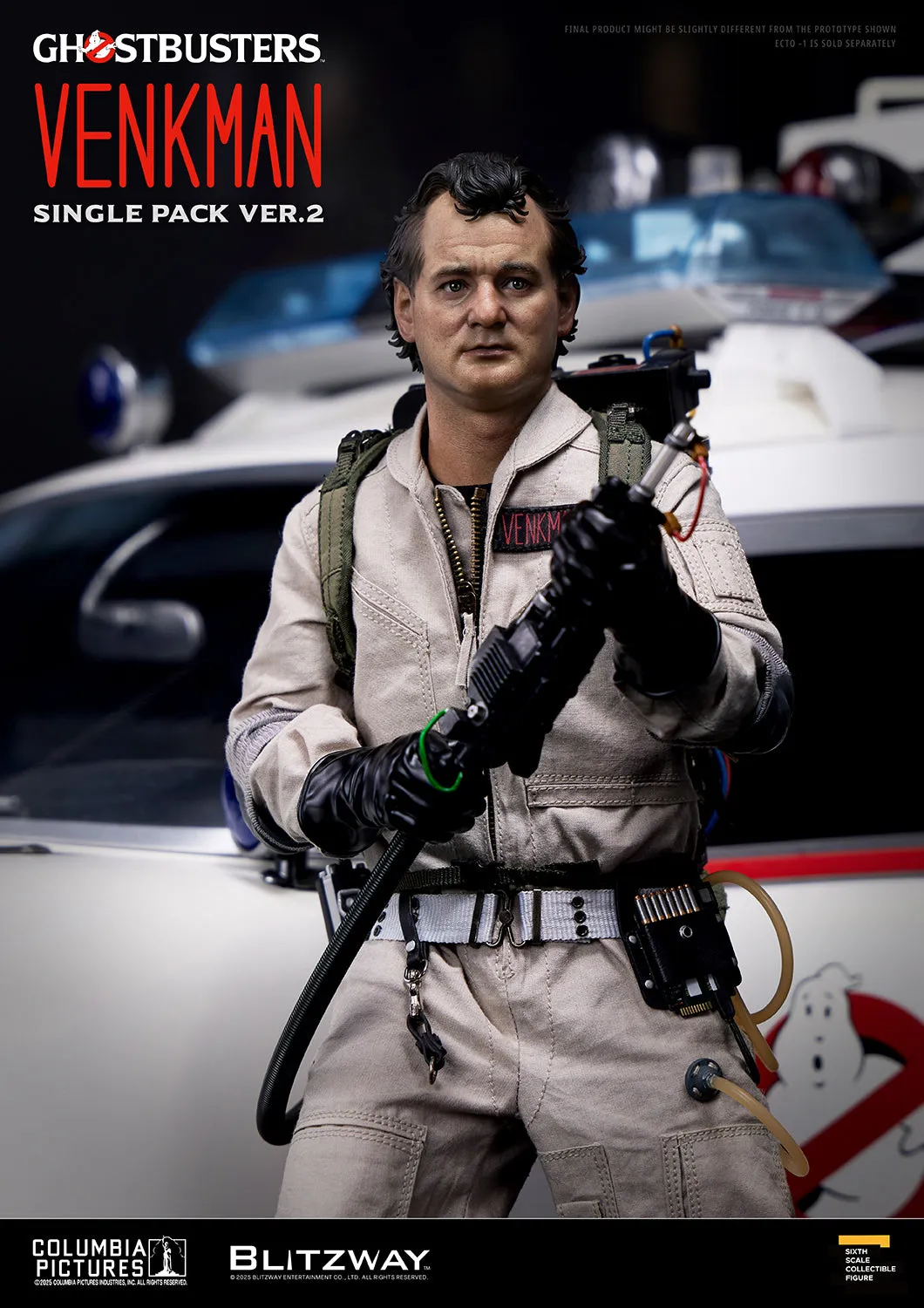 Sequel Hook Ghostbusters - Dr. Peter Venkman (Single Pack ver. 2) 1/6 Scale Figure