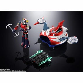Grendizer (UFO Robot Grendizer) Chogokin Superalloy - DELUXE Grendizer & UFO Spacer Vinyl Goods Small Statue