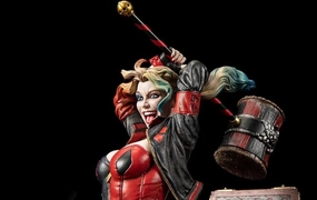 Independent Artist Message Option Harley Quinn Rebirth ( VERSION B ) 1/6 Scale Statue