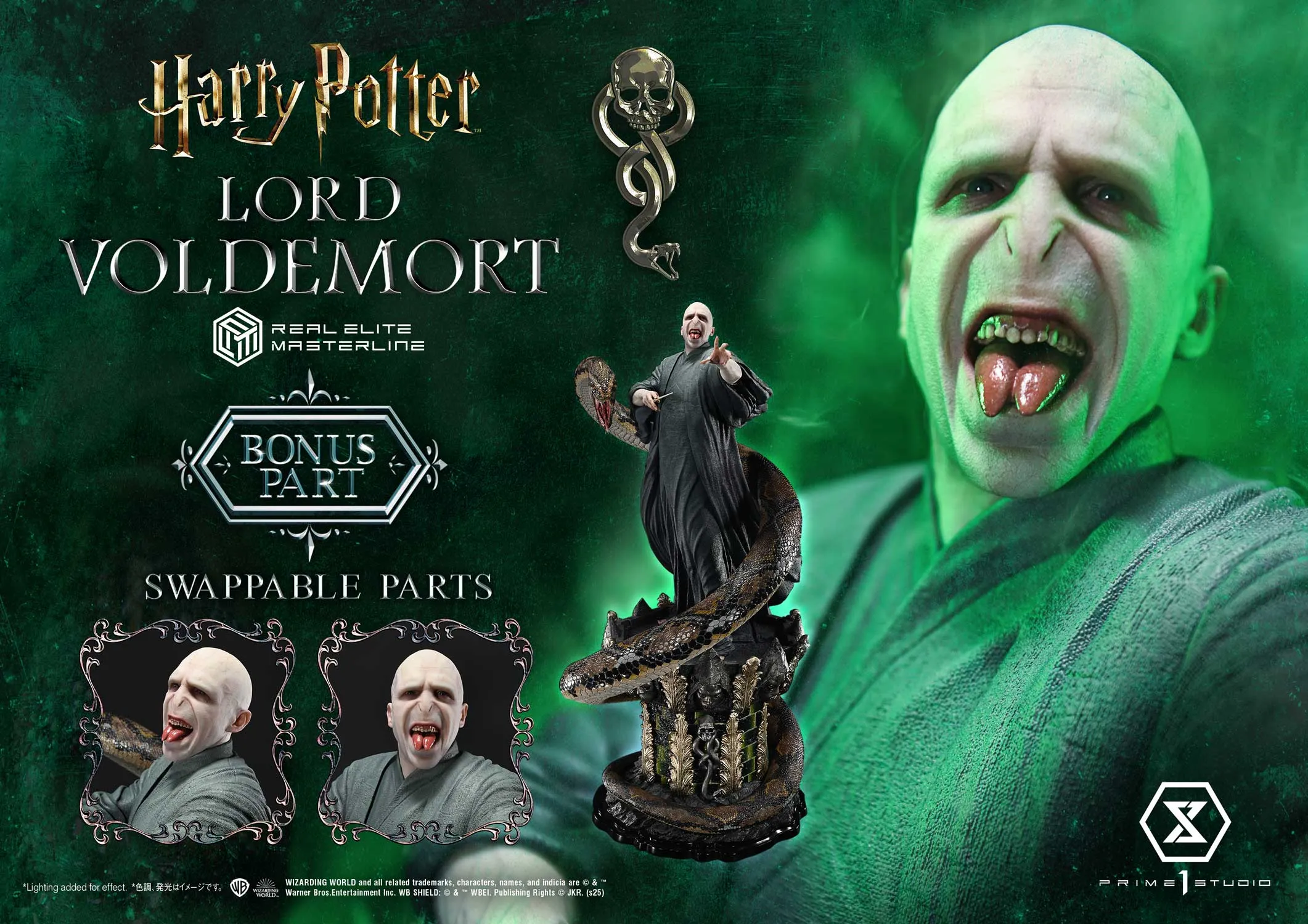 Harry Potter - Lord Voldemort (Bonus) 1/4 Scale Statue Stable connection Streamer Mode
