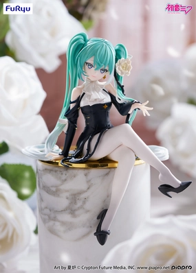 Shareable Content Miniature Showcase Hatsune Miku Noodle Stopper Figure - White Rose Ver. [Pre-Order Jan 2026]
