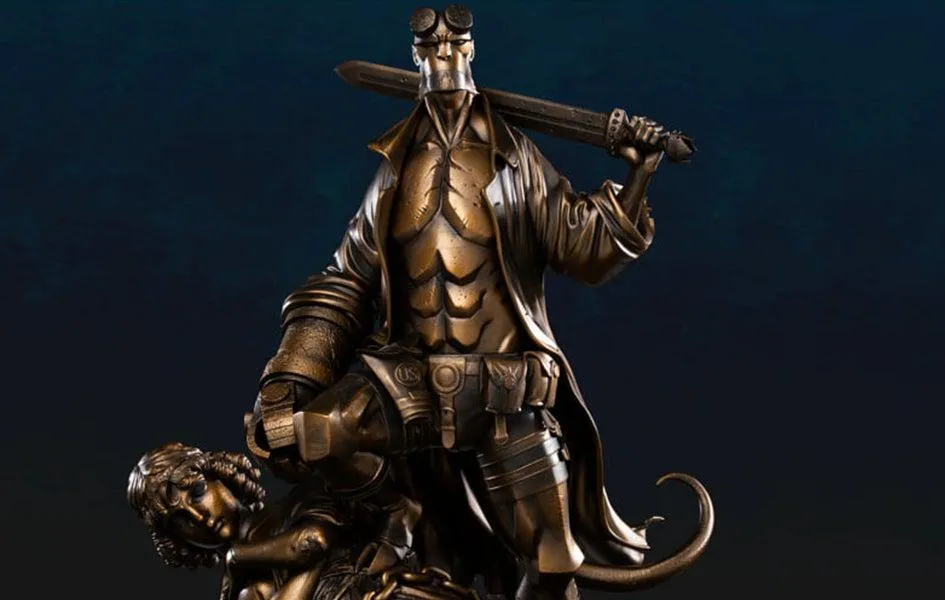 Hellboy (BRONZE VERSION) 1/4 Scale Statue Surround Support Official Store