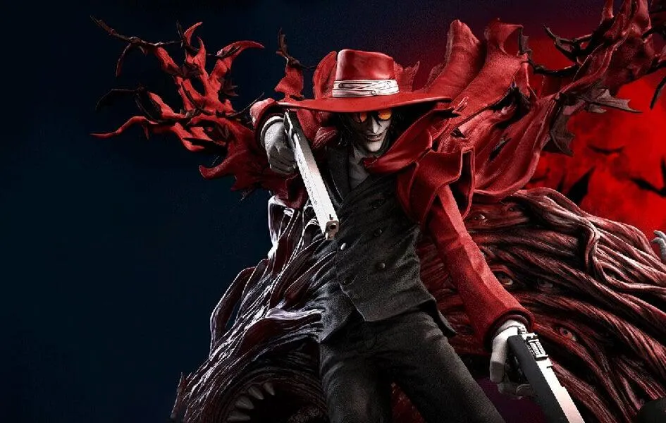 Unrated Version Celebrity Cast Hellsing Ultimate Elite Exclusive Alucard 1/4 Scale Statue by Figurama