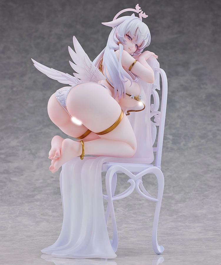 Pure White Angel-chan 1/6 Scale Figure Custom Paint