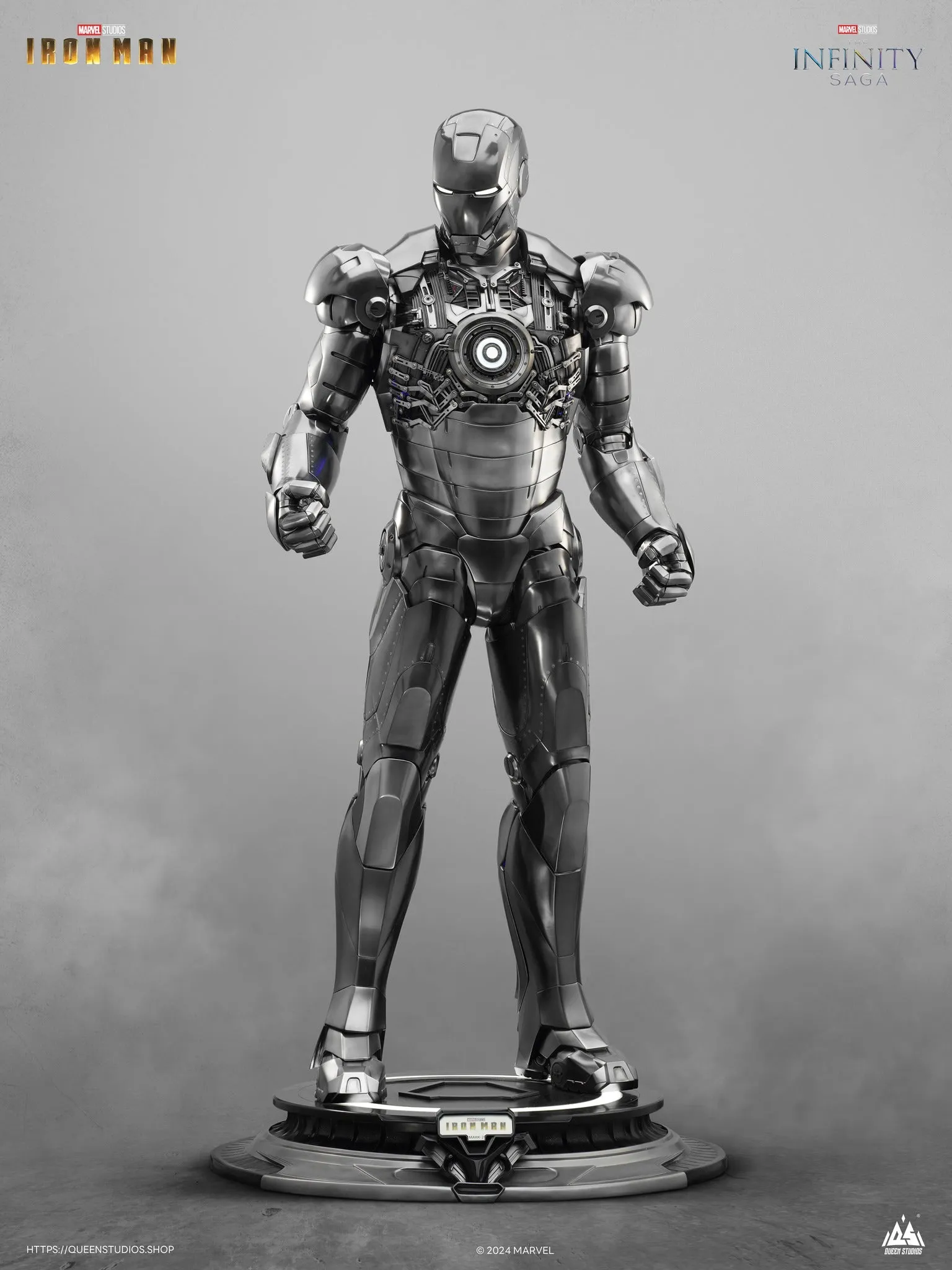 Iron Man Mark 2 Life-Size Statue Intuitive interface