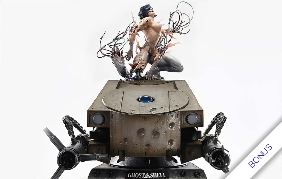 Action Packed Ghost in the Shell - Motoko Kusanagi vs. Arachnida (Bonus) 1/4 Scale Statue