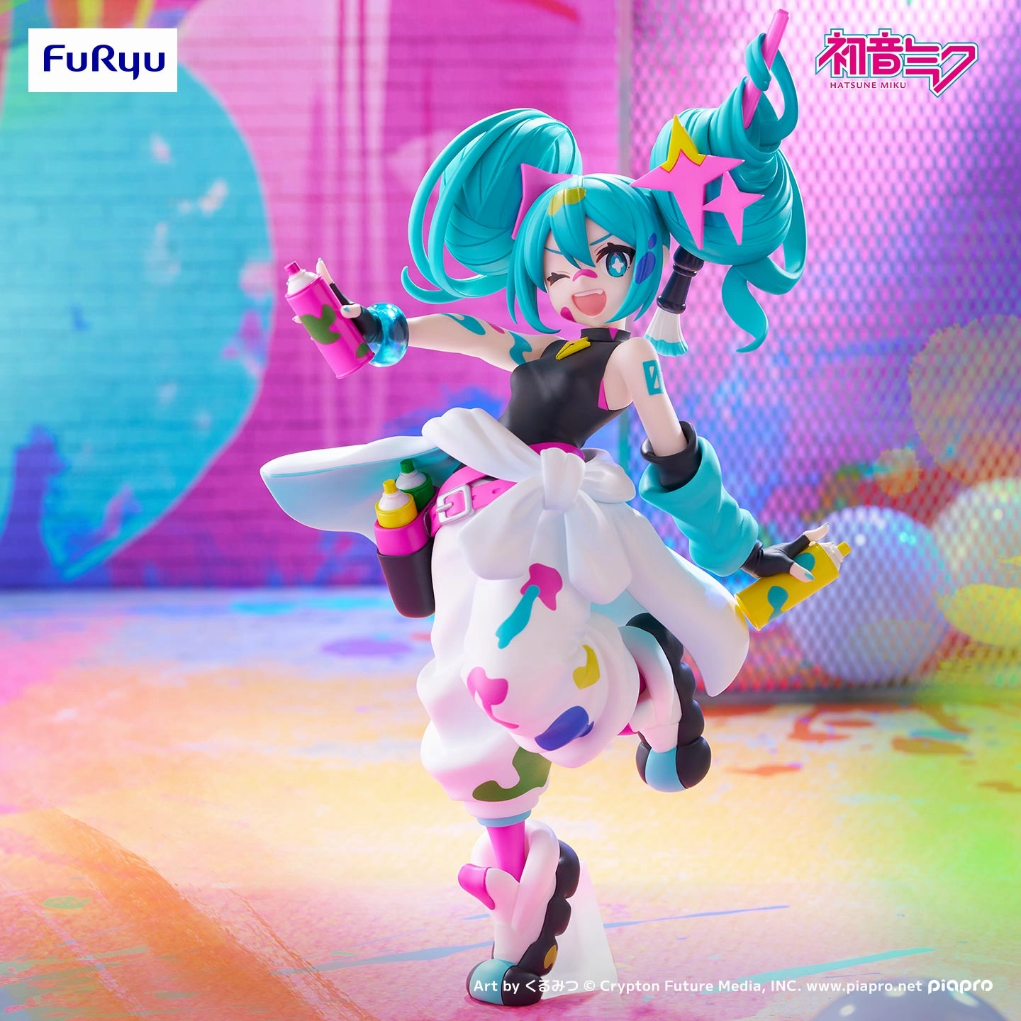 Sky Animal Vinyl Collectible Hatsune Miku Trio-Try-iT - Paint Girl Ver.