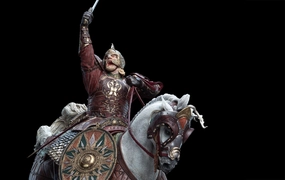 Office Desk Toy Premium Collectible King Th??oden on Snowmane (Limited Edition) 1/6 Scale Statue